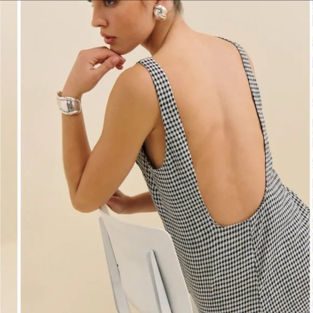 Reformation Rosemond Linen Dress NWT - Picture 10 of 13